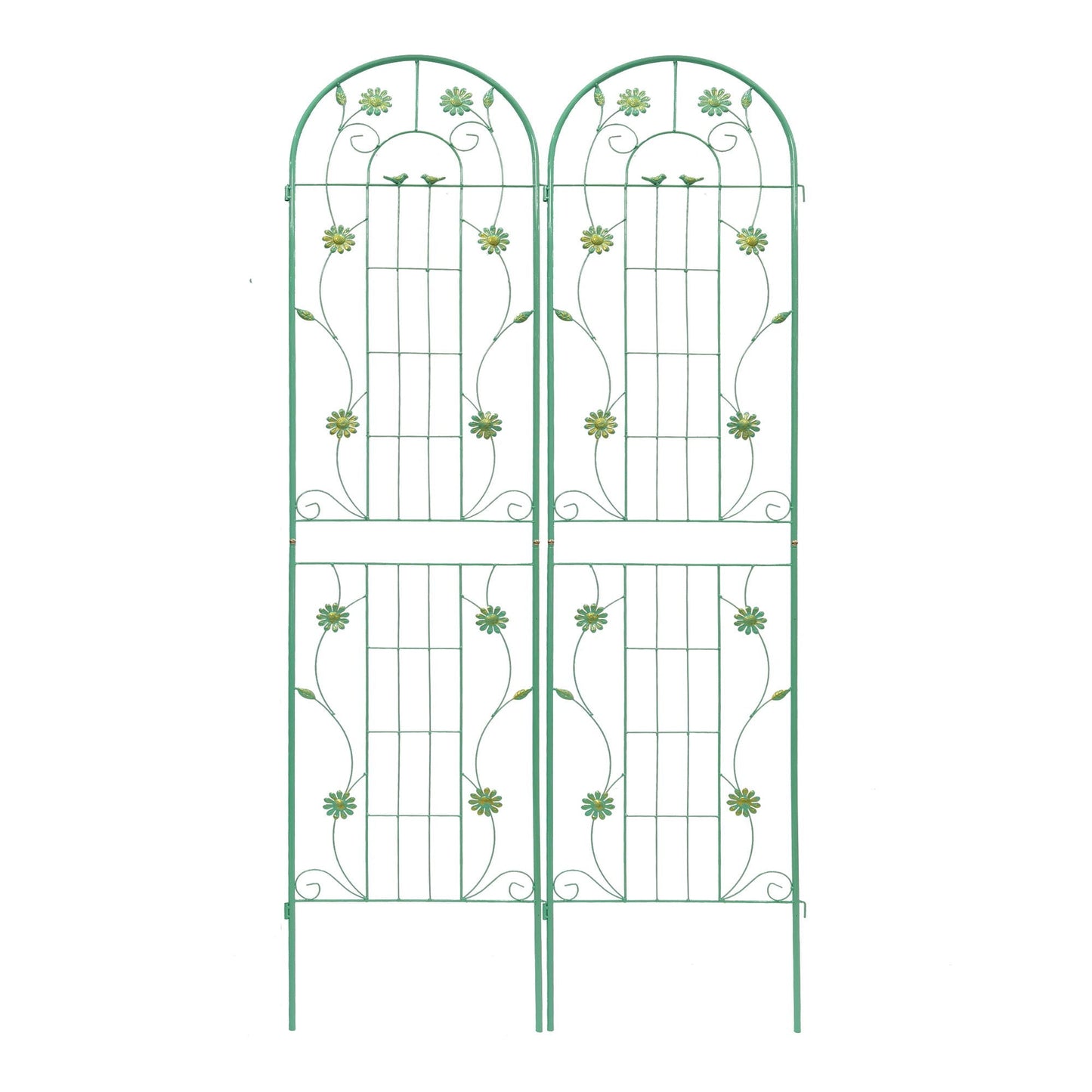 Metal Garden Trellis Rustproof Trellis For Climbing Plant Outdoor Flower Support