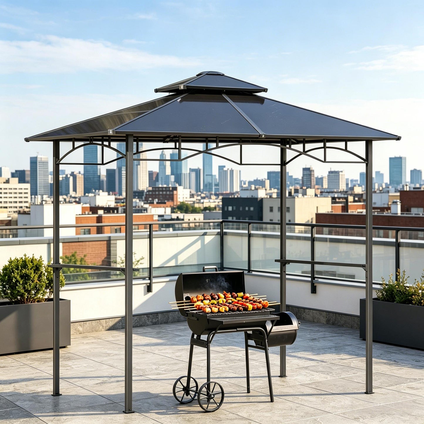 Outdoor BBQ Canopy, Barbecue Grill Gazebo, BBQ Tent