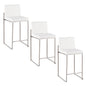 Fuji - Contemporary High Back Counter Stool, Functional Design