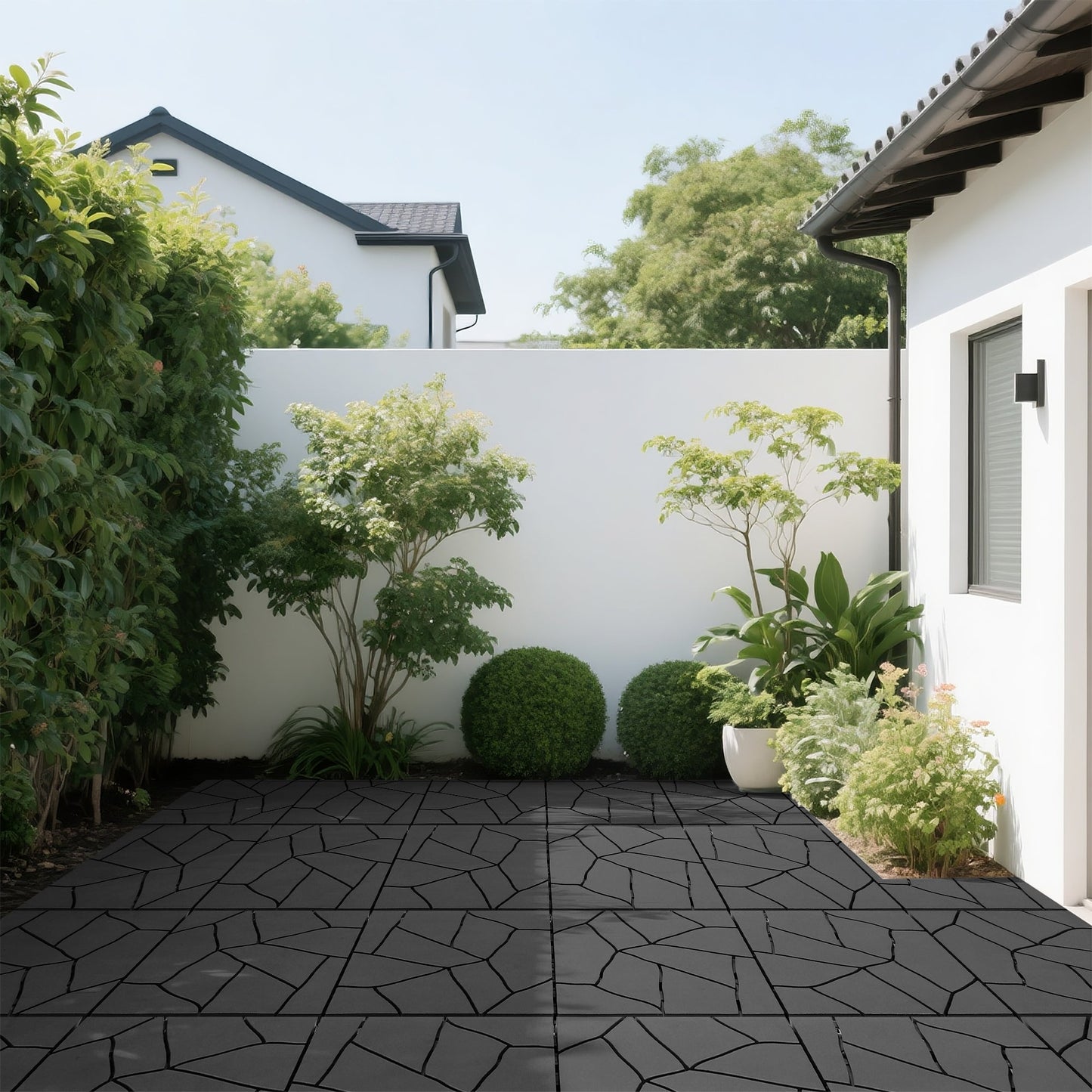 Stone Style 12" Patio Deck Tiles