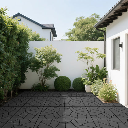 Stone Style 12" Patio Deck Tiles