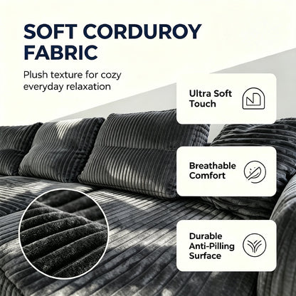 131" U-Shape Cloud Sectional Couch