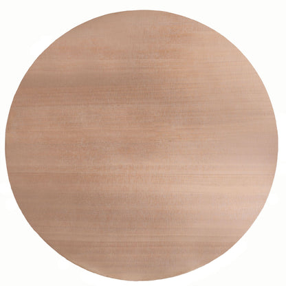 Modern Round Wood Coffee Table, Accent Table For Living Room - Antique Natural / Natural / Rustic
