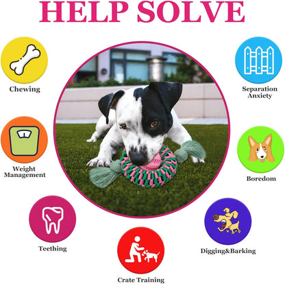 Superior Dog Chew Toy For Interaction, Made Of Durable Nylon And Natural Rubber Perfect For Teeth Cleaning, Exercise  And Stress Relief   Animal Lover's Essential Gift