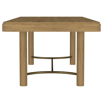 Arini 5-piece Extension Leaf Dining Table Set Sand Wash