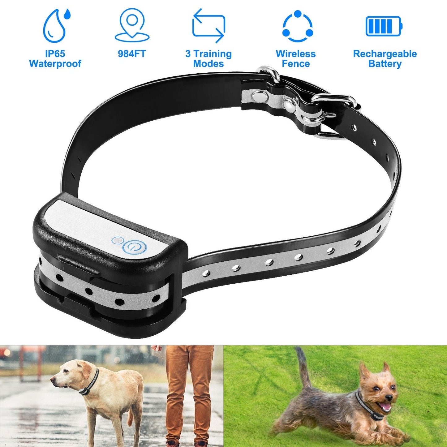 Dog Collar Receiver for Electric Fence – Rechargeable & Waterproof IP65