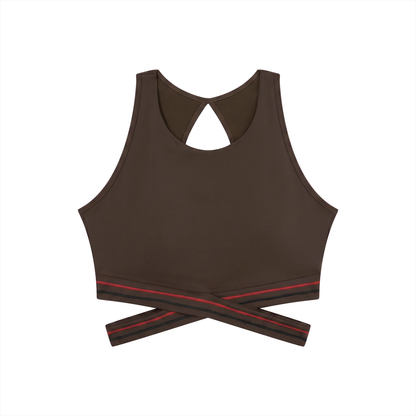 Loki & Ivy Women’s Criss-Cross Band Sports Bra
