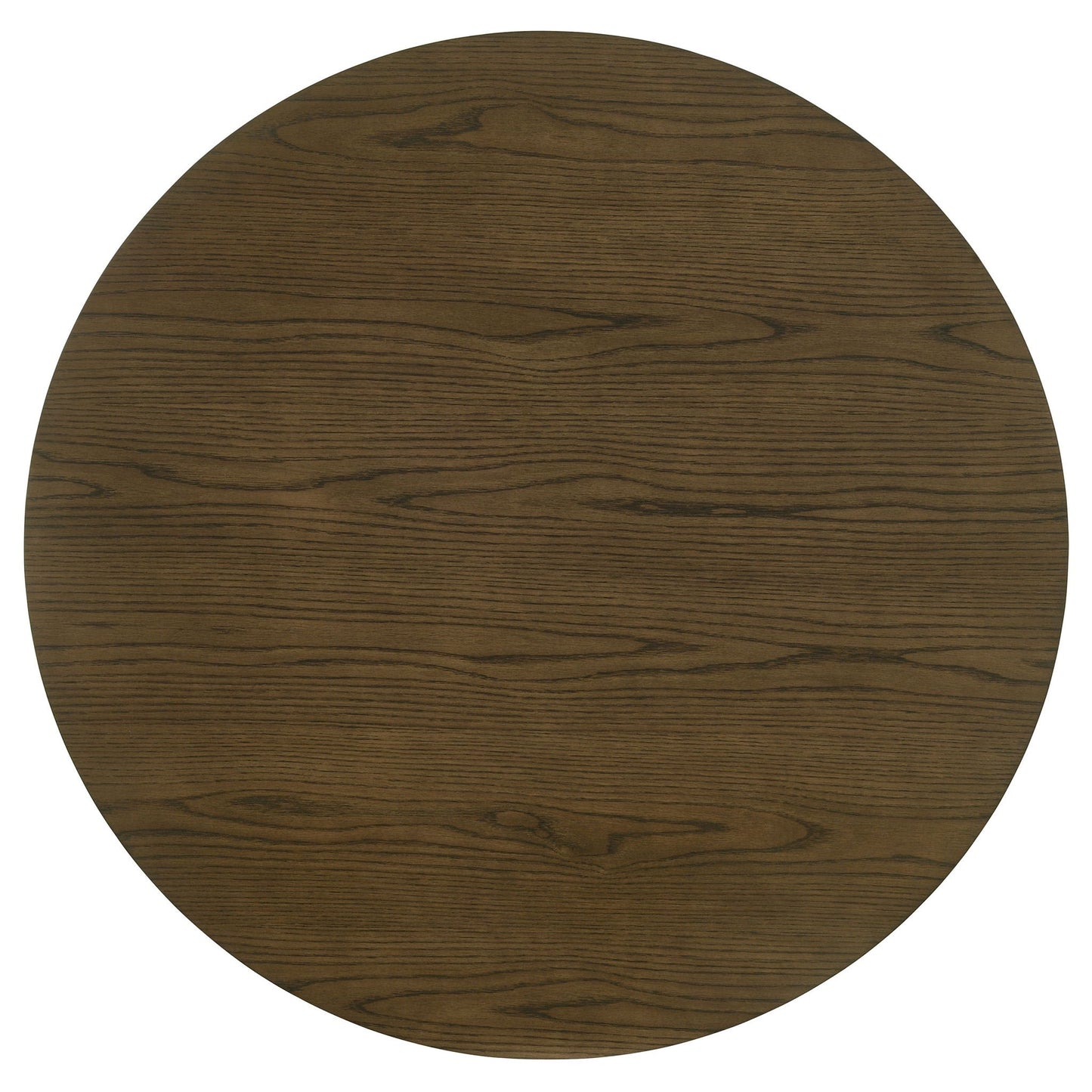 Crispin - 5 Piece Round Dining Table Set With Upholstered Chairs - Brown