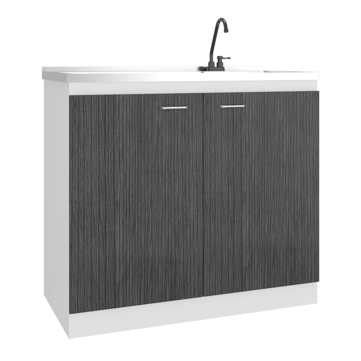 Salento Freestanding Sink, Double Door Cabinet