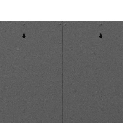 Metal Wall Mounted Tool Storage Cabinet With Locking Door, 1 Shelf & 1 Drawer