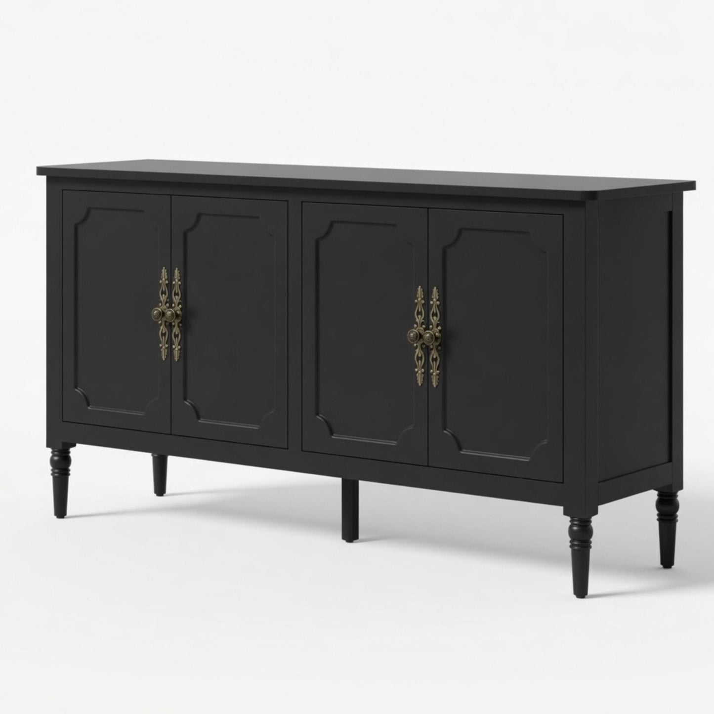 Vintage Buffet Cabinet With Adjustable Shelves