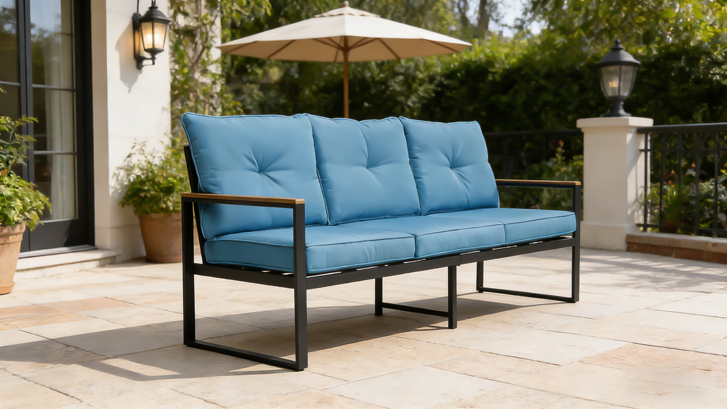 Oversized Steel Outdoor Conversation Set