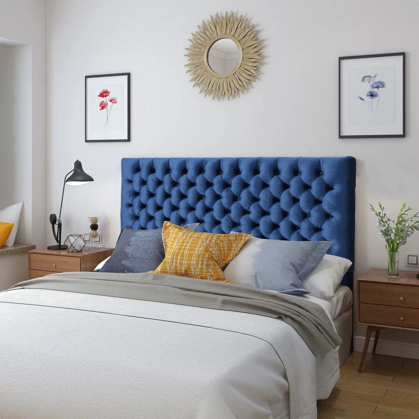 Annecy Contemporary Upholstered Headboard