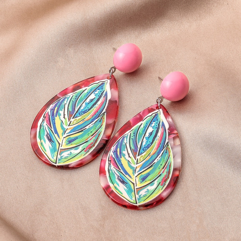 3d Printing Plant Flowers And Animals Doodle Earrings