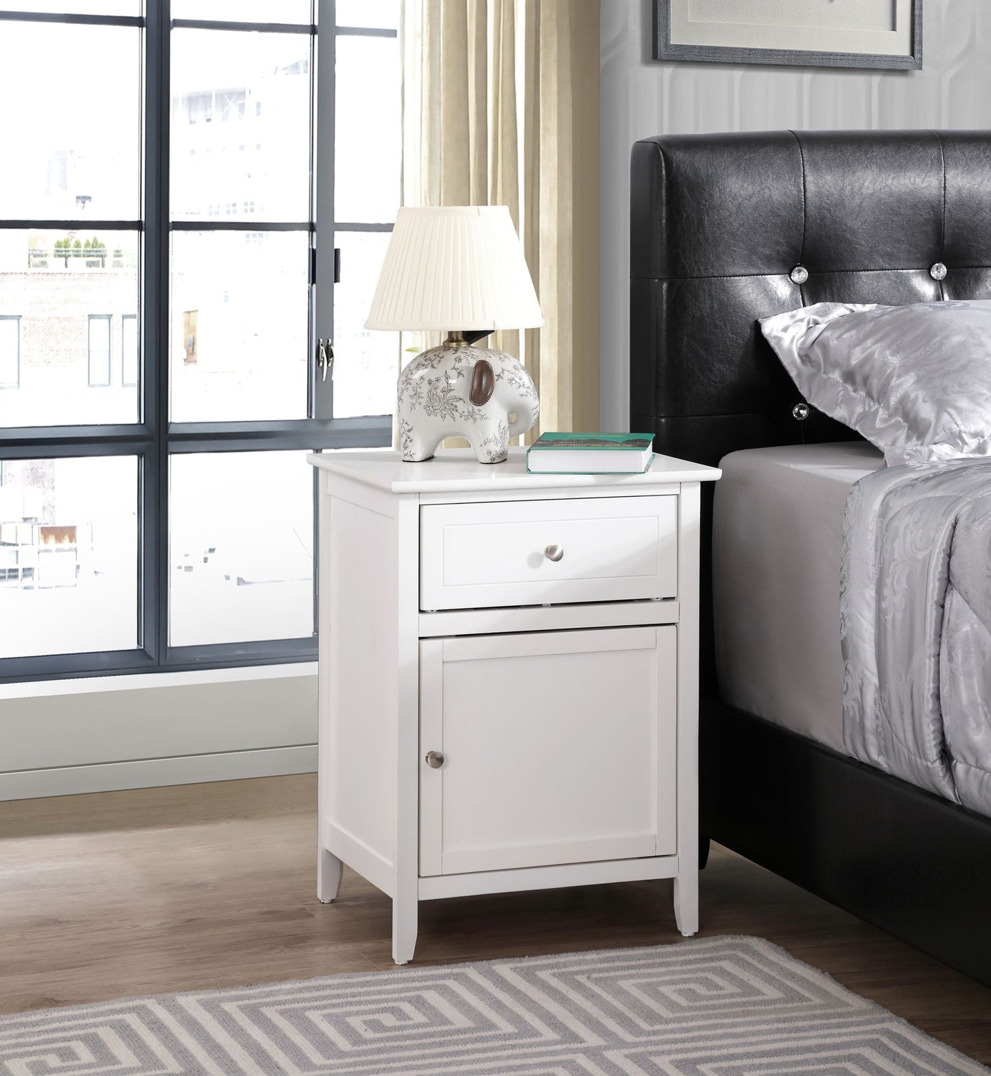 1 Drawer / 1 Door Nightstand