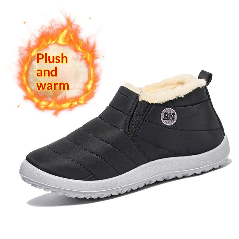 Warm Cotton Shoes Soft-soled Waterproof Boots For Snowy Conditions