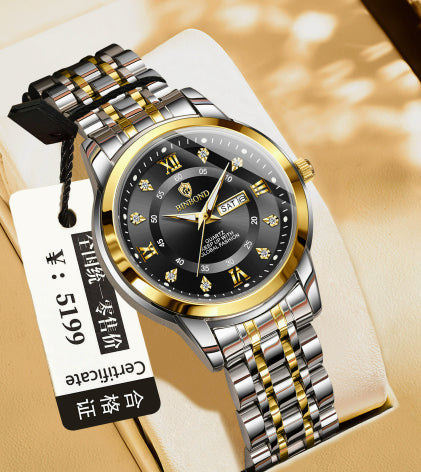 Binbang Business Light-Luxury Quartz Watch For Men