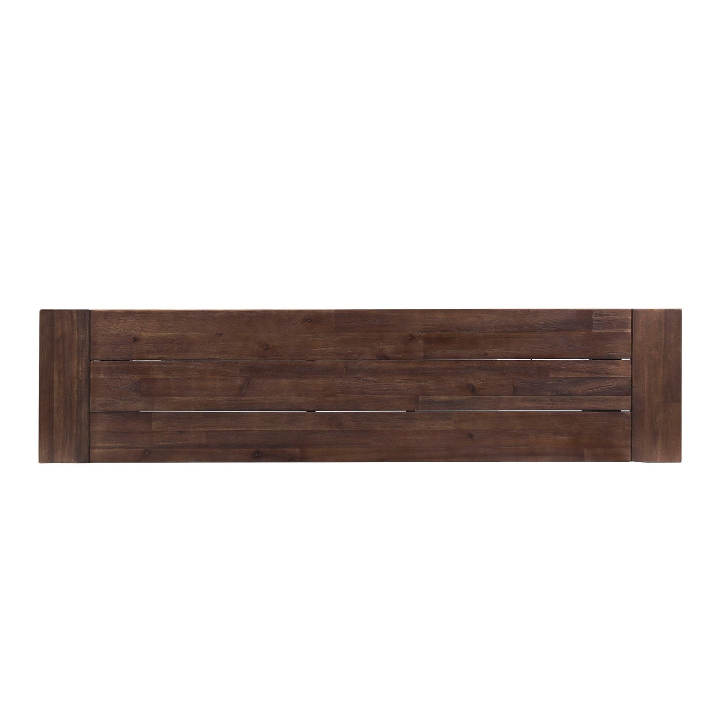 Tranquilizer Outdoor Acacia Wood Bench With Slat Panel Design