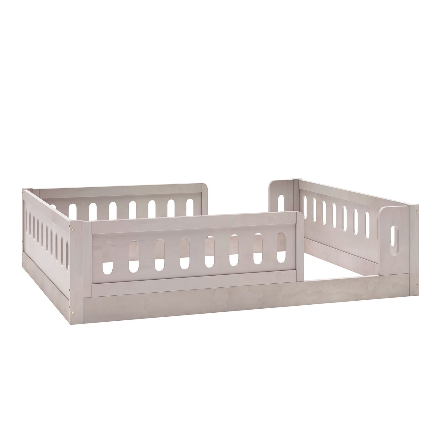Platform Bed With Guardrail