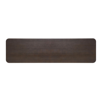 Console Table With Open Arch Cutouts For Living Room Hallway - Espresso