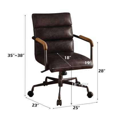 Harith Retro Top Grain Office Chair
