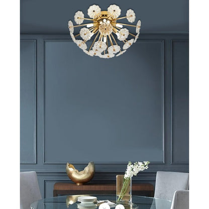 Gold Flush Mount Ceiling Light