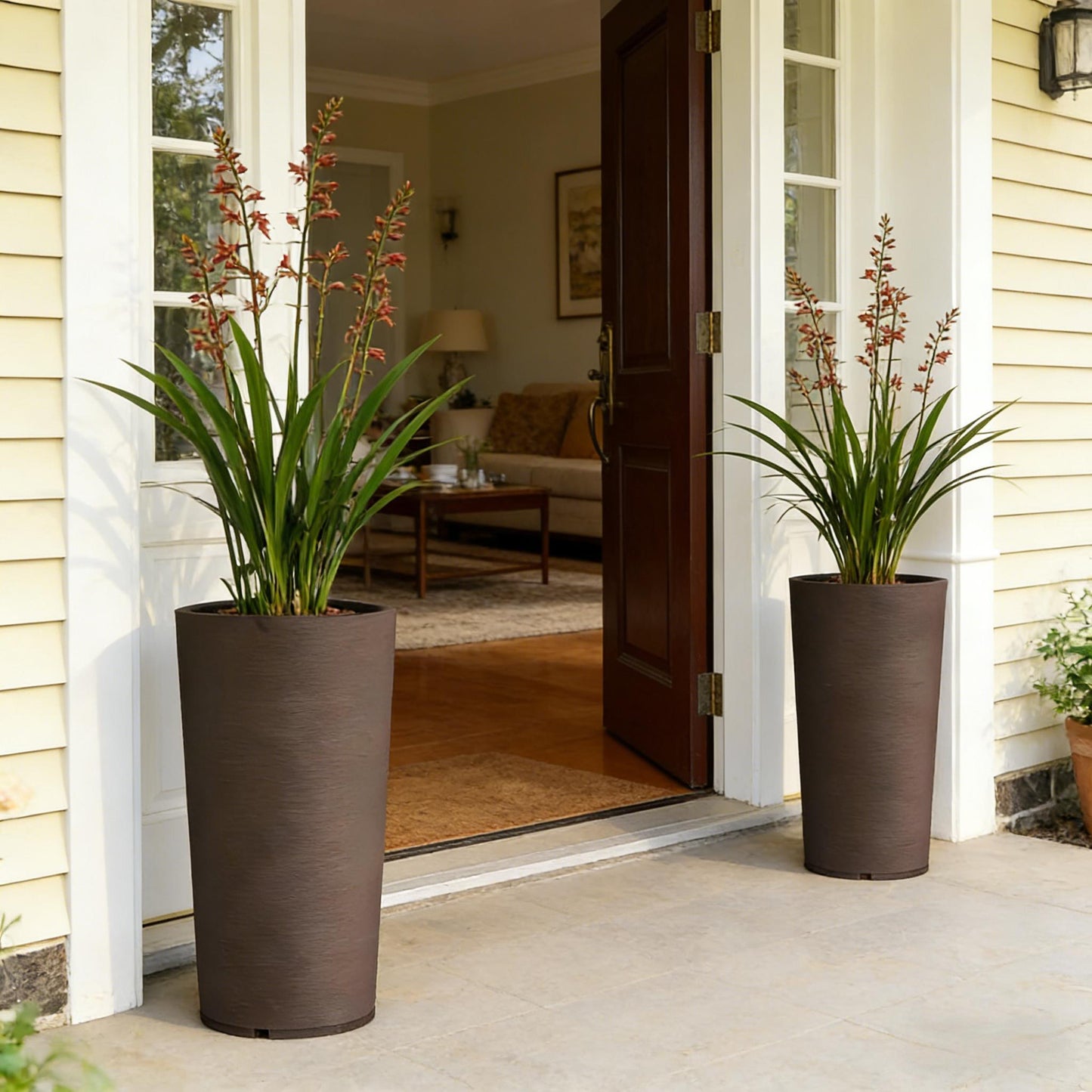 Tall Stackable Planters Set of 2