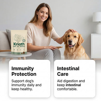 Kriath Dog Intestinal Care Complex Supplement For Nutritional Support, Softening Hair, Daily Protection, And Convenient Feeding
