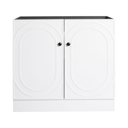 Modern Freestanding Bathroom Vanity With Soft Close Cabinet Doors
