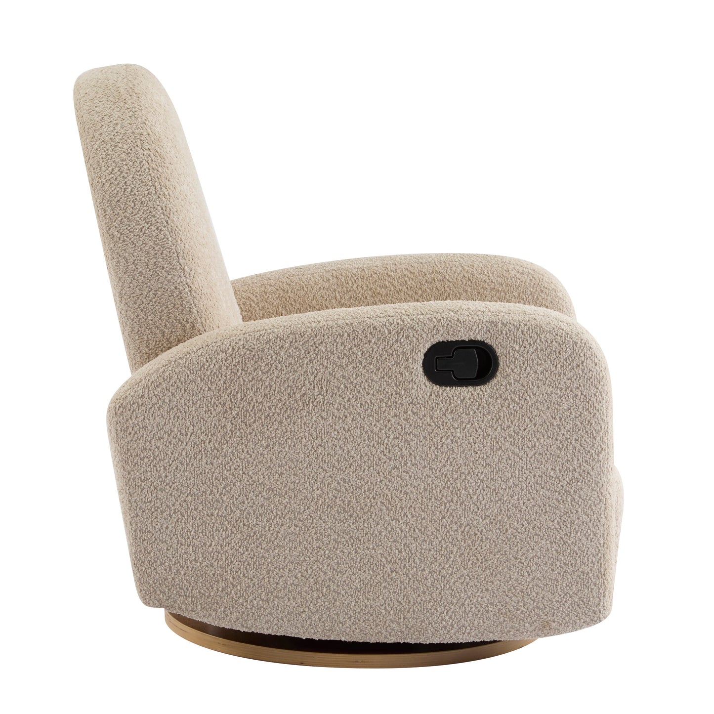 360 Swivel and Glider Recliner Chair - Almond