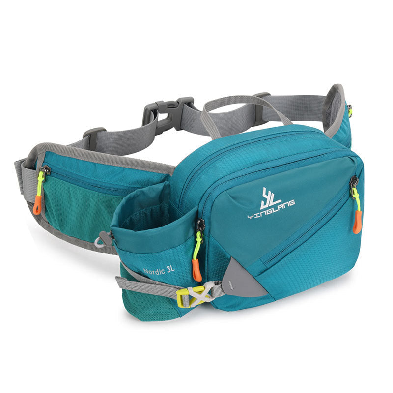 Mens Outdoor Sports Water Bottle Hiking And Climbing Waist Bag