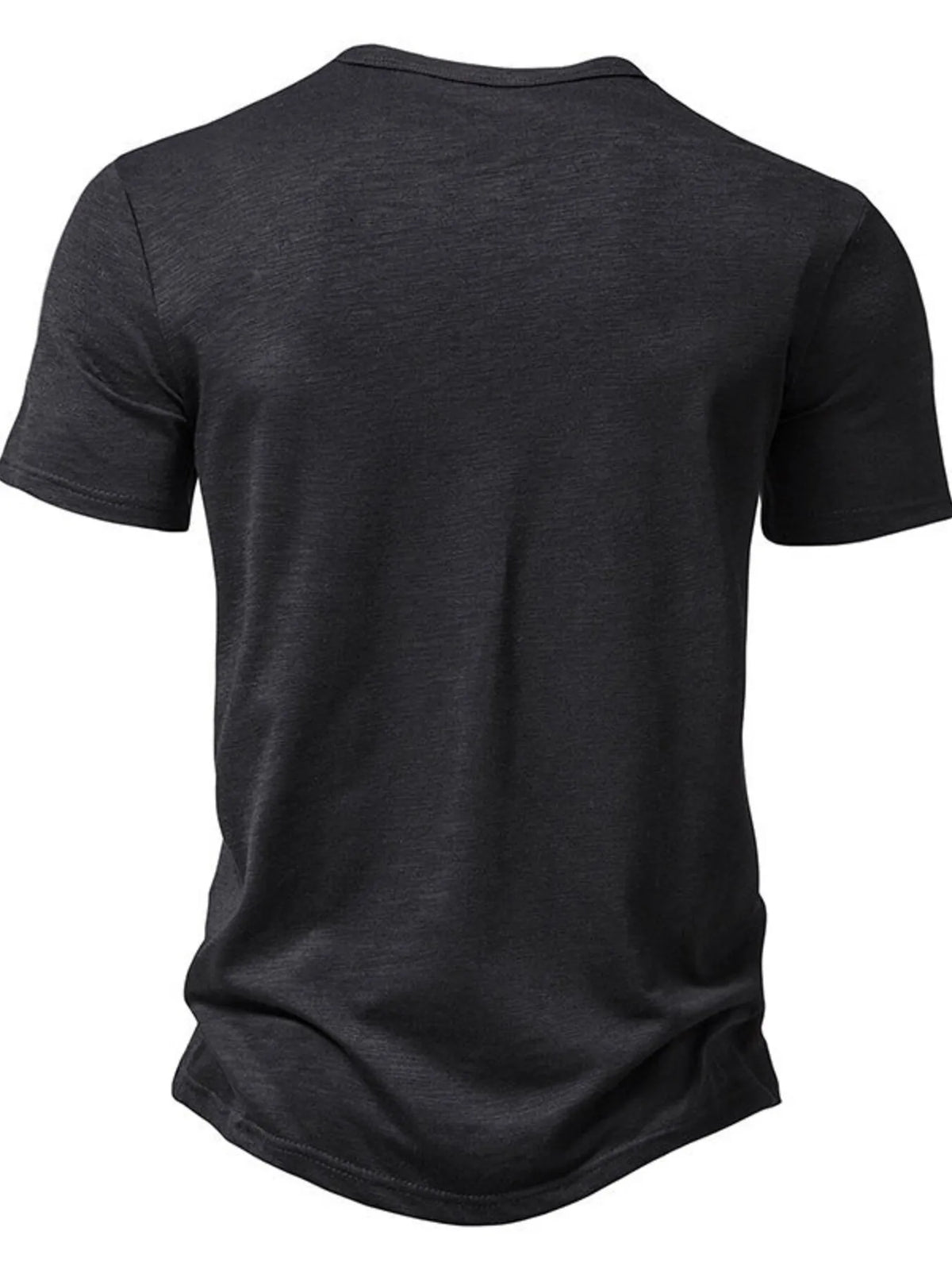 Men's Button Detail Short Sleeve Top