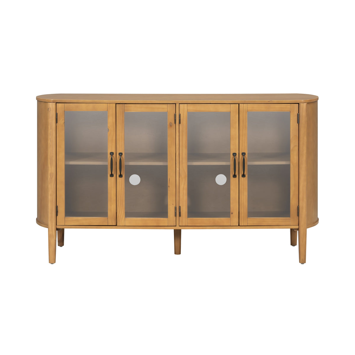 Stylish Large Storage Cabinet with 4 Doors