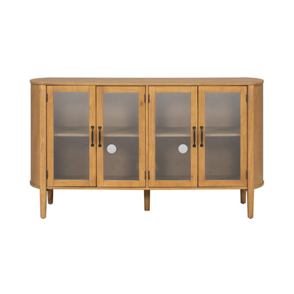Stylish Large Storage Cabinet with 4 Doors