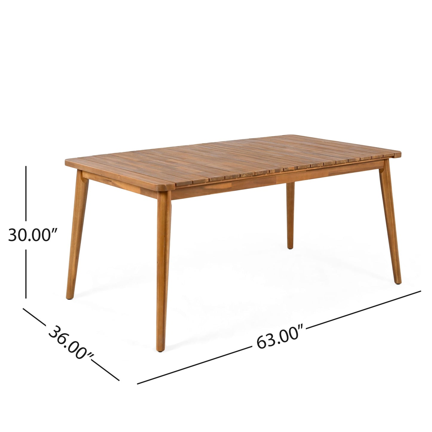 Dining Outdoor Table for Patio by Noble House