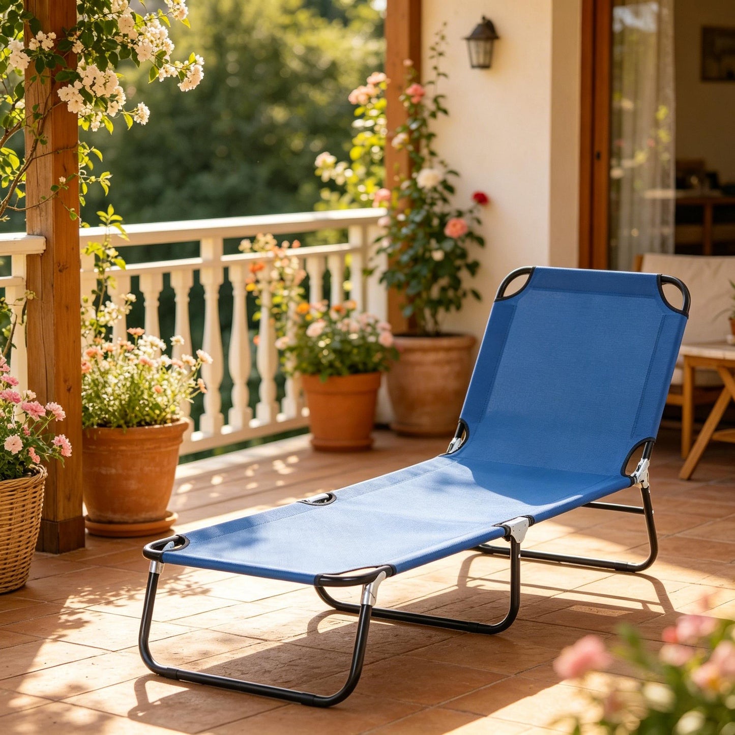 Sun Tanning Chair, Outdoor Tanning Chair, Pool Chaise Lounge Chairs