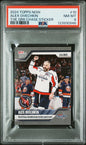 Graded 2024 Topps Now Alex Ovechkin #10 The GR8 Chase Sticker Hockey Card PSA 8 Near Mint