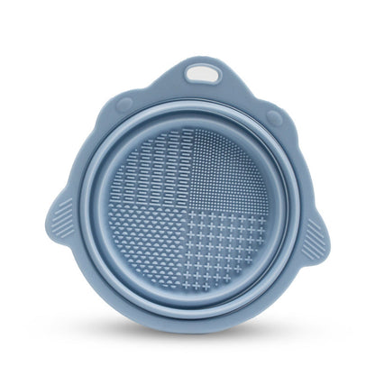 Factory Wholesale Silicone Folding Bowls For Cats And Dogsportable