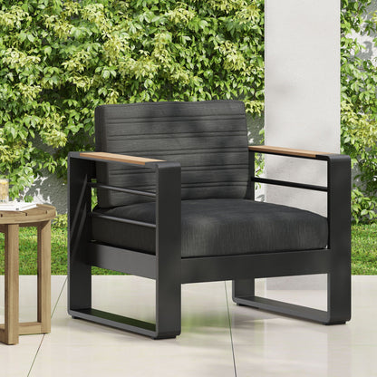 Giovanna Club Chair Set With Aluminum Frame