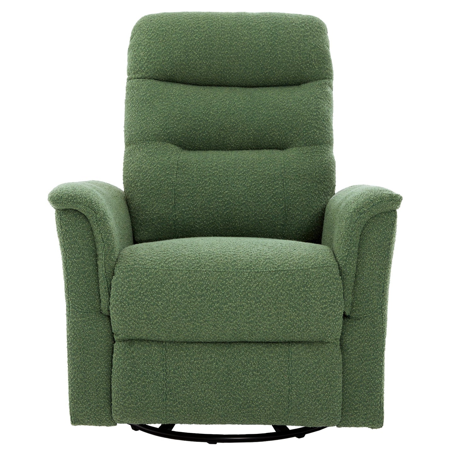 Manual Recliner Chair With 8-Point Massage and Swivel Function
