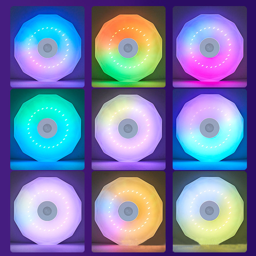 Bluetooth Ceiling Lamp Intelligent RGB Colorful Music