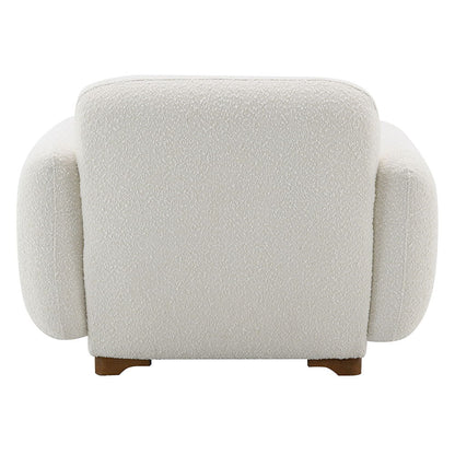 Darius - Chair With Pillow - Beige Boucle