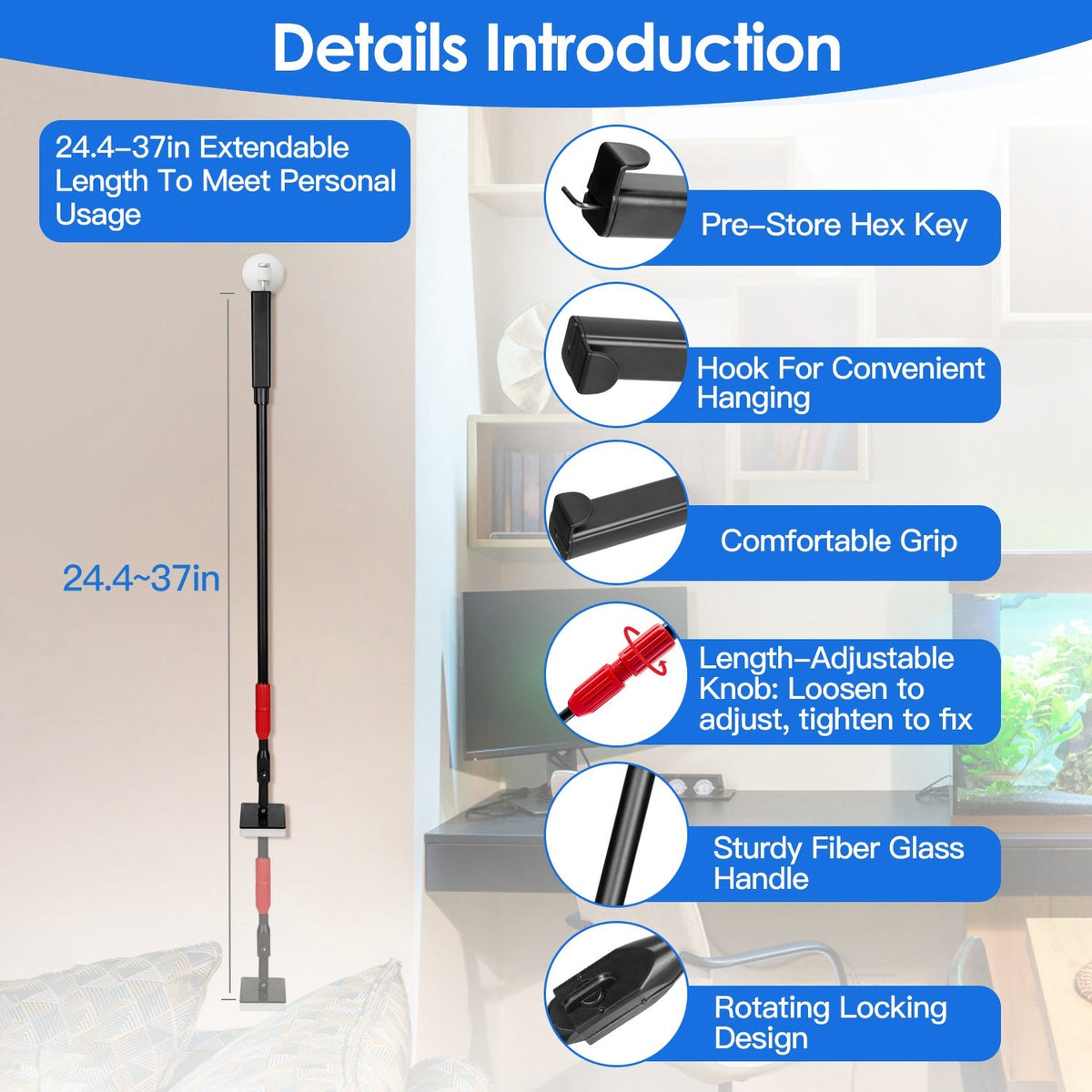 GBruno 6 In 1 Aquarium Cleaning Tools