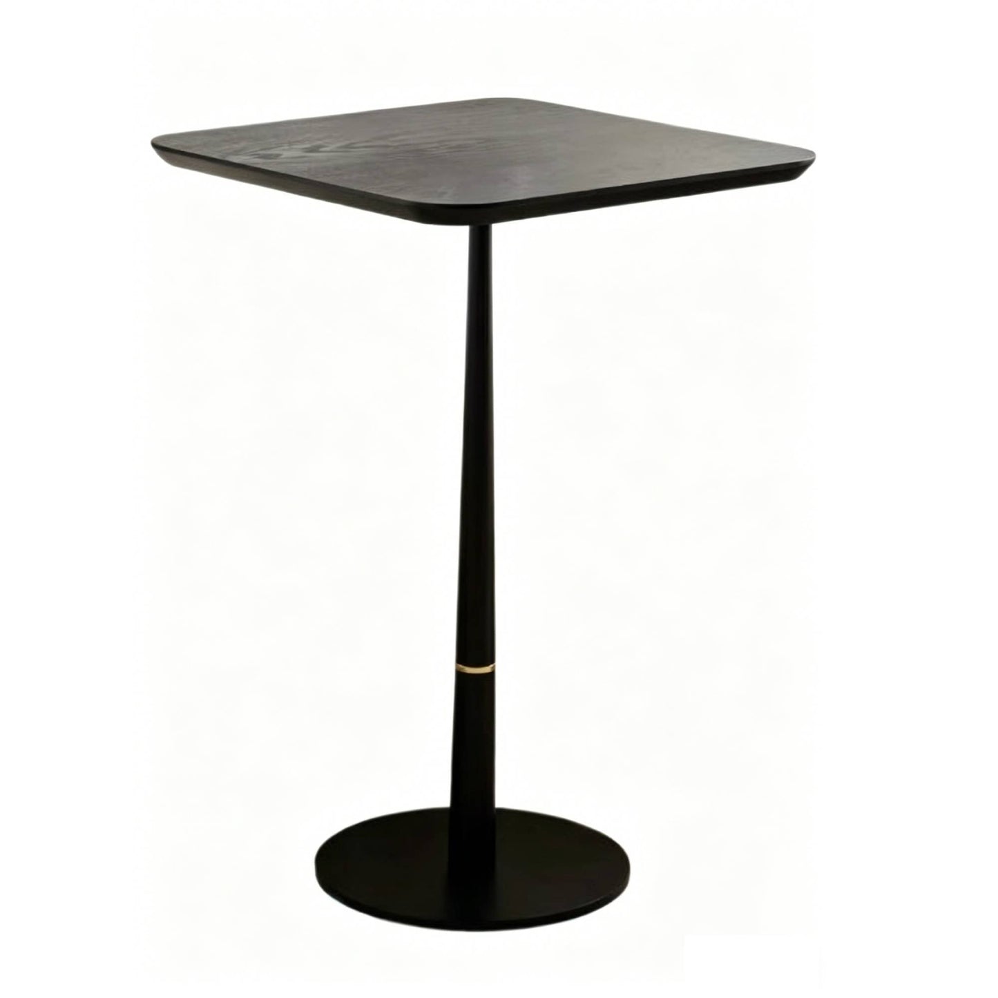 Modern Square Coffee Table And Computer Desk - Black / Gold