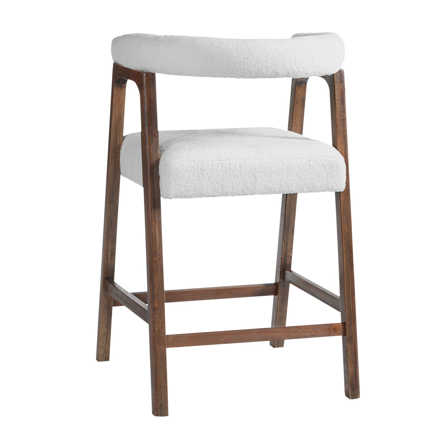 26'' Seat Height Bar Stools with Back - Set of 2