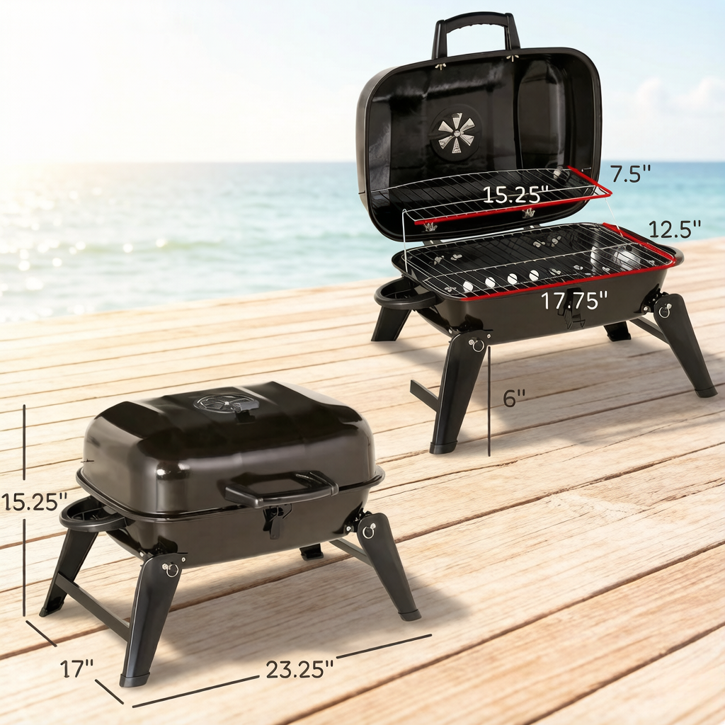 Small Portable Charcoal Grill