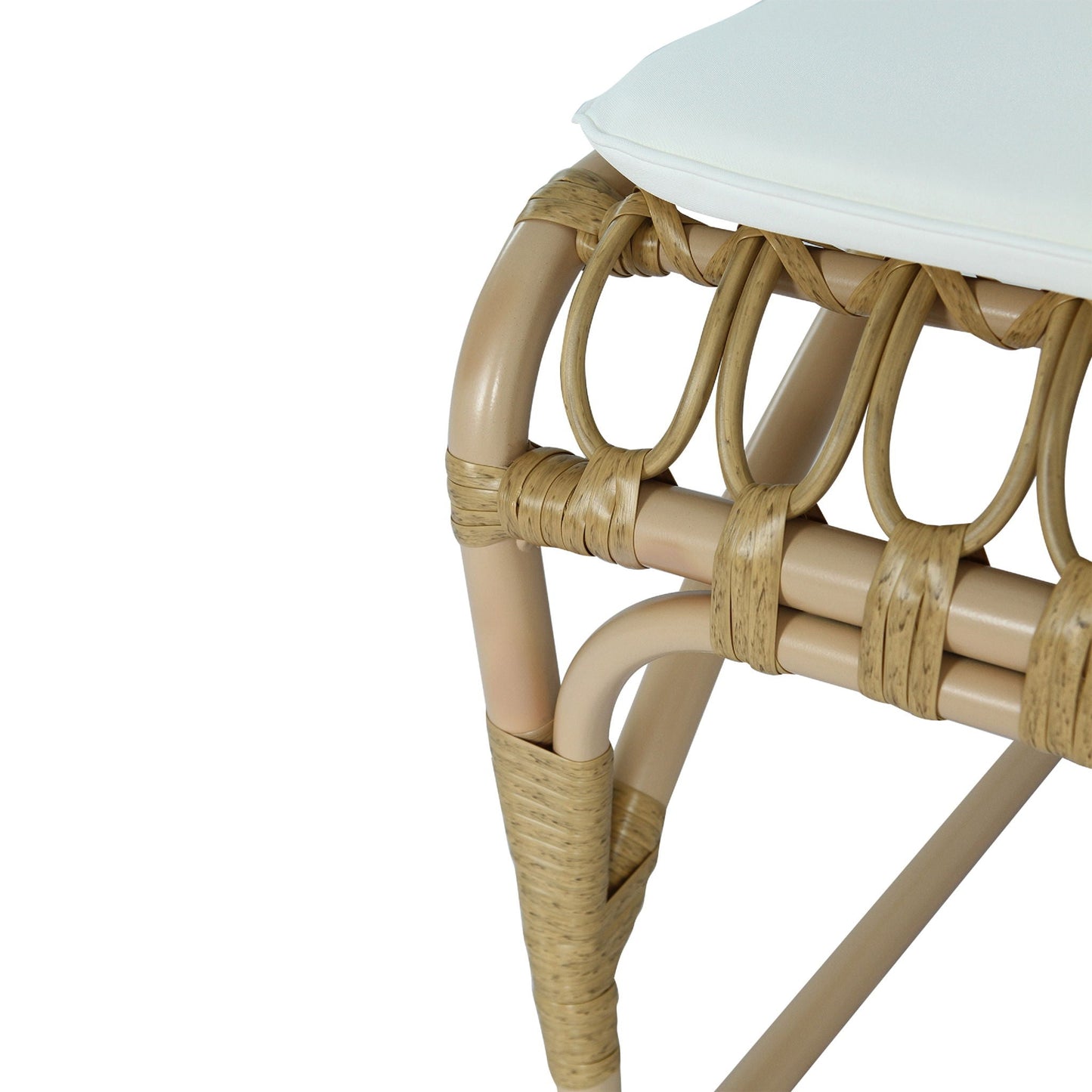 Outdoor Wicker Dining Chairs With Washable Cushions (Set of 2)