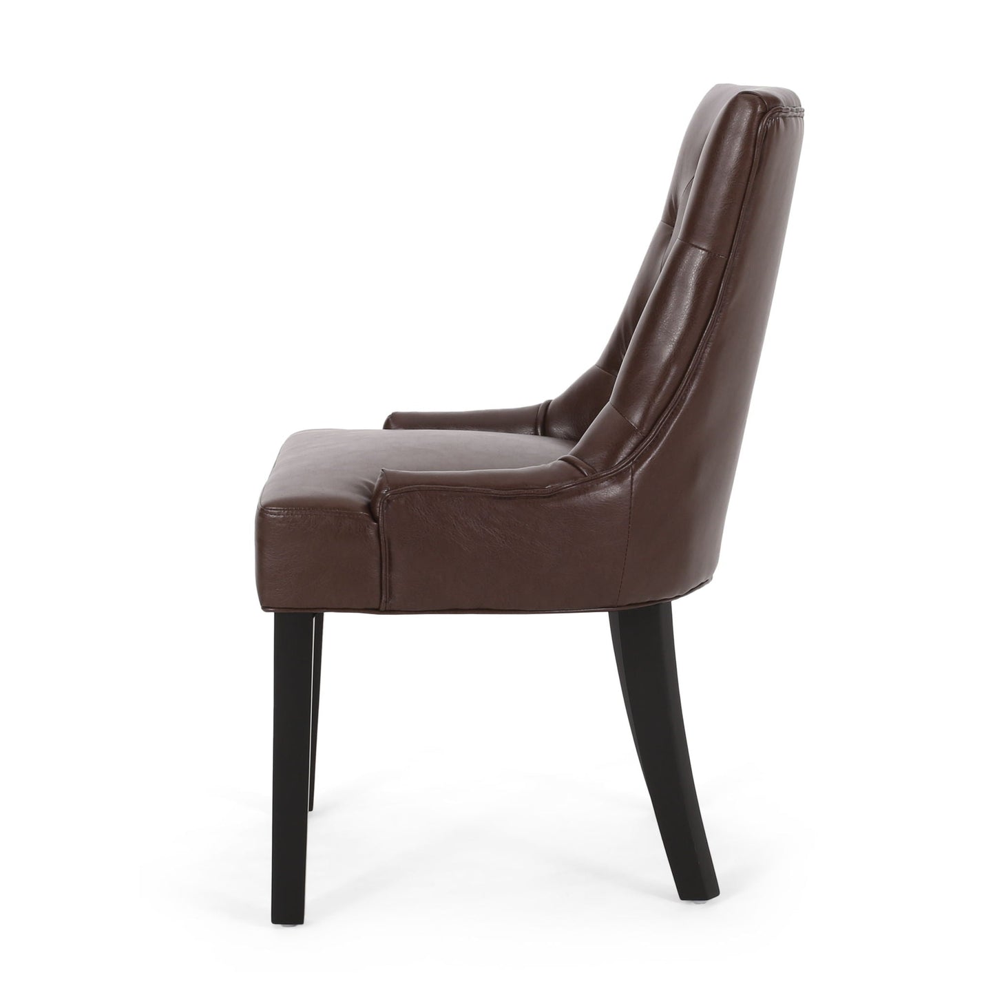 Cheney Contemporary Dining Chair Tufted Upholstery (Set of 2)