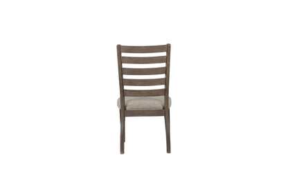 Side Dining Chair With Ladder Back (Set of 2) - Gray