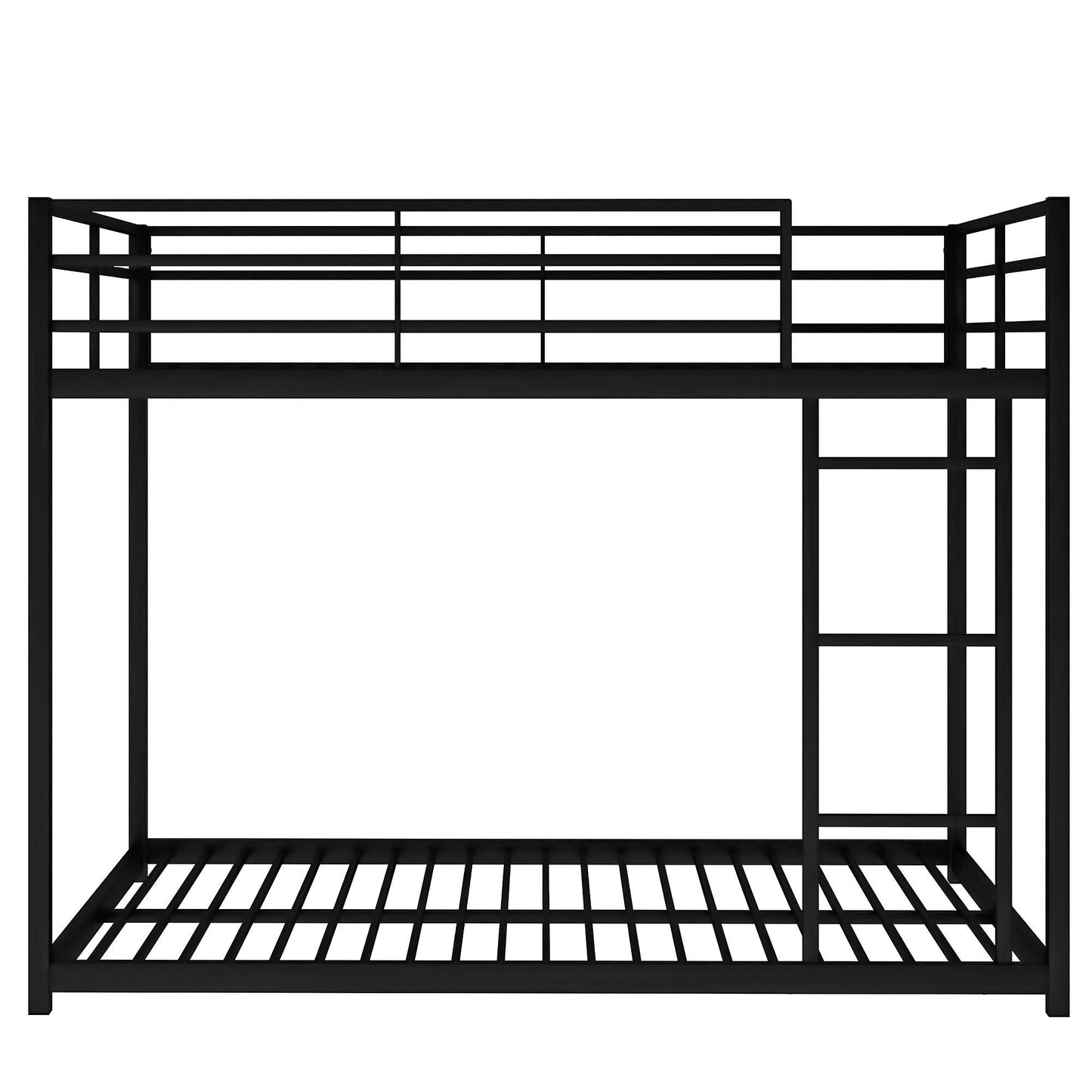 Metal Bunk Bed, Low Bunk Bed With Ladder